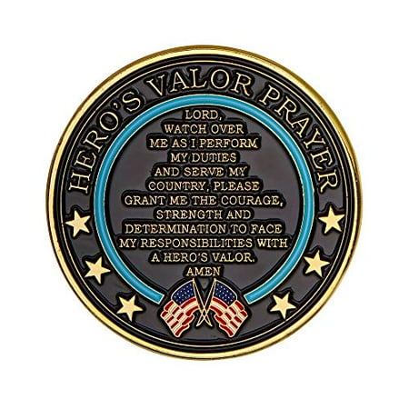 Single Coin Heros Valor United States Coast Guard Challenge Coin Prayer 1-Pack Single Coin Heros Valor United States Coast Guard Challenge Coin Prayer 1-Pack